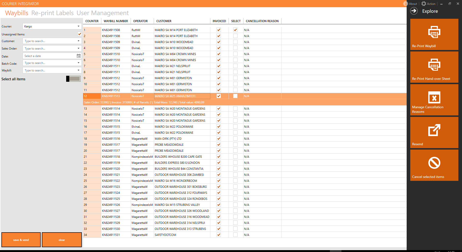 Courier Integrator screenshot 3