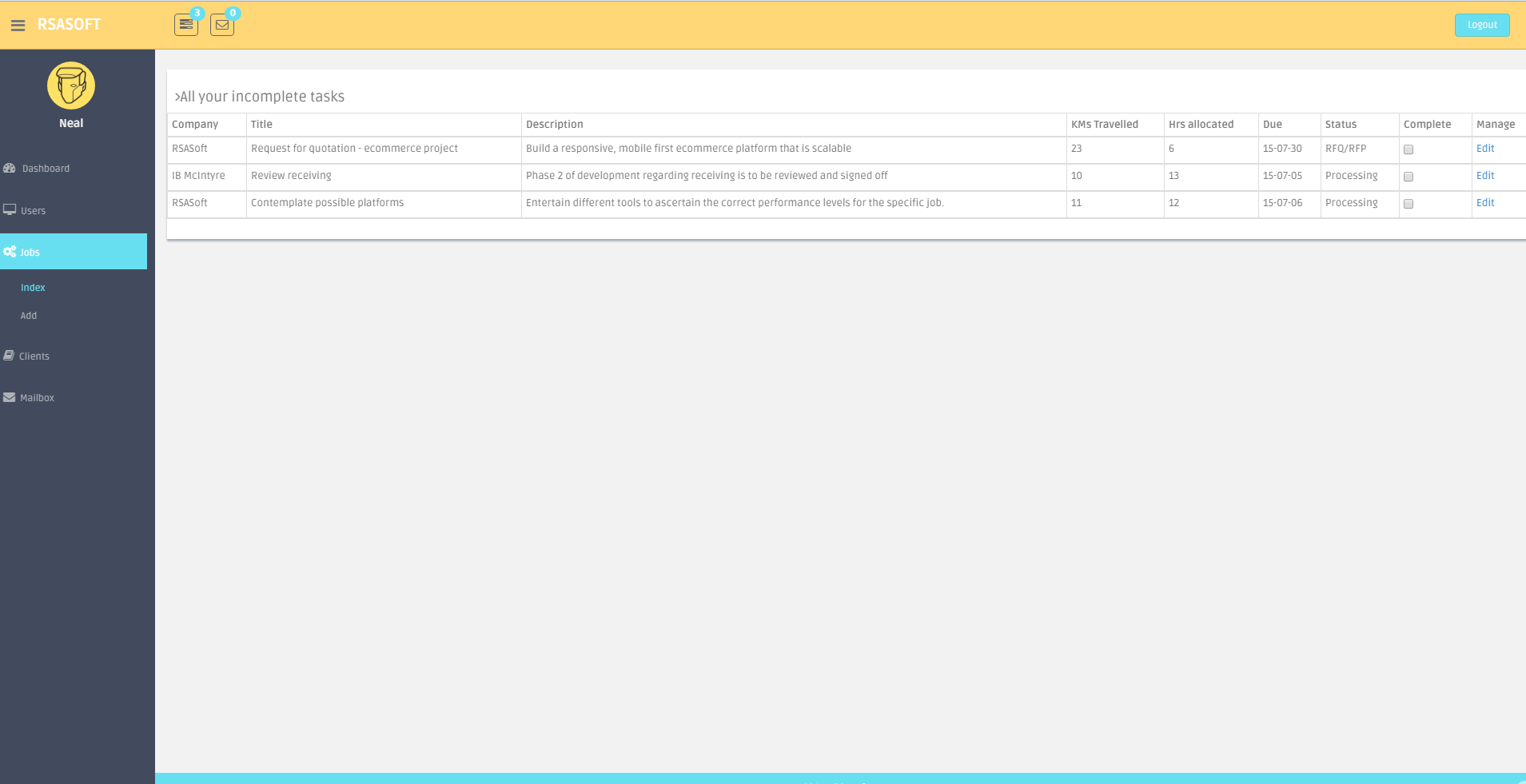Ticketing system screenshot 4